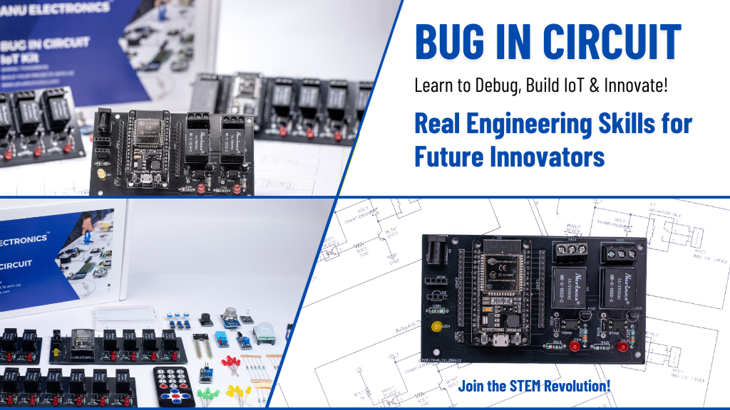 Bug in Circuit: 🐞Learn Debugging with This IoT STEM Kit Bug in Circuit: 🐞Learn Debugging with This IoT STEM Kit